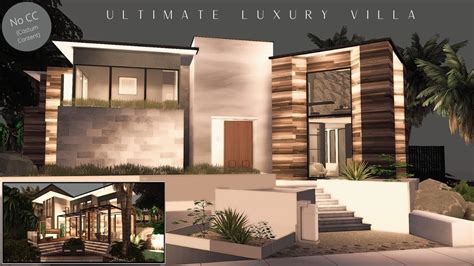Ultimate Luxury Villa Millionaire Mansion No Cc Sims 4 Stop Motion