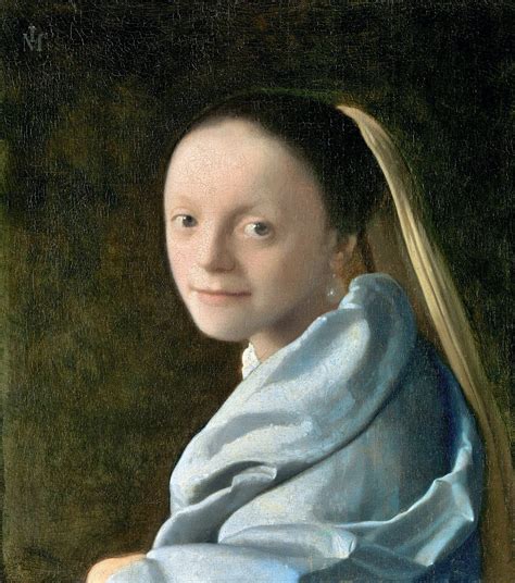 Enjoy Some Damn Fine Art Johannes Vermeer Study Of A Young Woman Ca