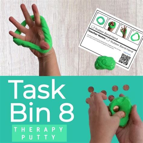 Therapy Putty Task Bin Hand Exercises Printable Pdf Adapted4specialed