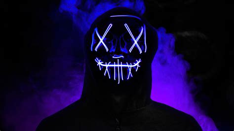 Neon Desktop Wallpaper Mask