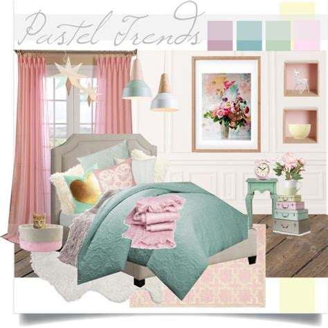 Pastel Trends Bedroom By Acpacific On Polyvore Featuring Pastel