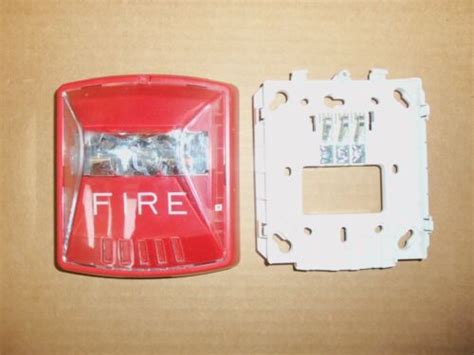 Wheelock Cooper Hsr 2 W Red Wall Mount Fire Alarm Strobe Ebay
