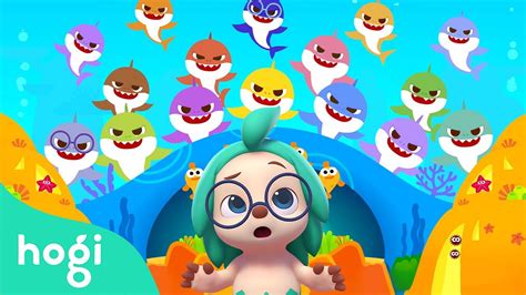🦈baby Shark And 99 Shark Friends Find Your Name Nursery Rhymes