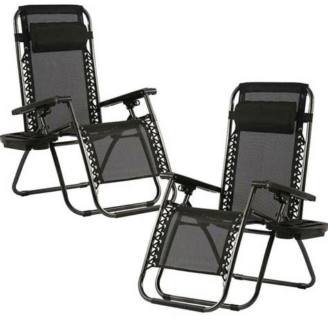 Product titlewalnew zero gravity chair outdoor folding recliner lounge chair with attachable sunshade canopy and holder, beige. Zero Gravity Folding Chairs Pillow Headrest Cup Holder