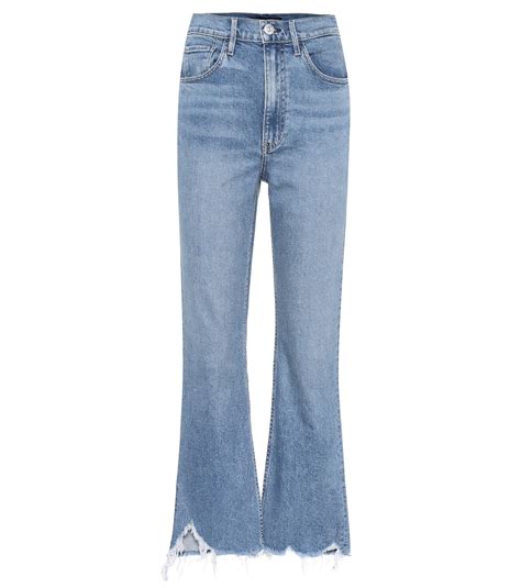 3x1 W5 Empire High Rise Flared Jeans In Blue Lyst