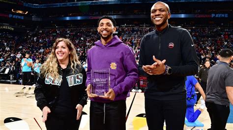 Phoenix Suns Cam Payne Receives Nba Cares Community Assist Award