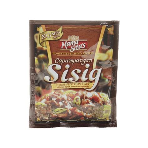 Mama Sitas Sisig Mix 40g Filipino Store Asian Supermarket