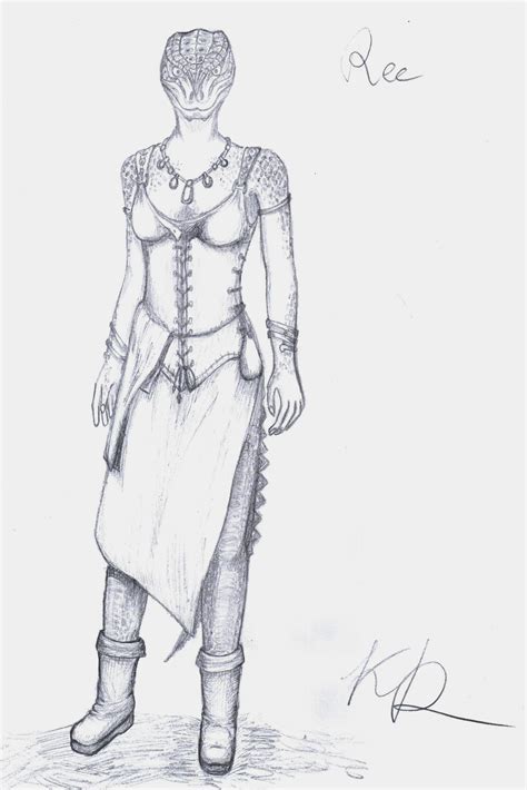 Решила нарисовать персонажа, которым играю. / scaly (scalie