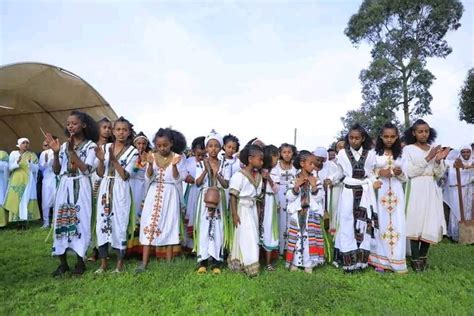 Ethiopians Celebrating Buhe Festival With Religious Traditional Events
