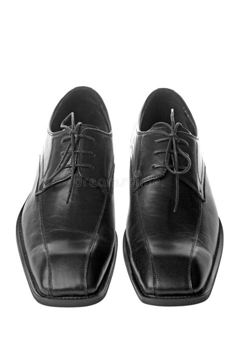Men S Black Shoes Stock Image Image Of Wear Polished 6038983