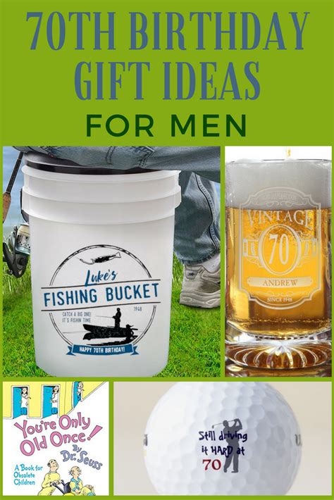 Fill these 70th birthday gift ideas with shared memories from earlier times. 70th Birthday Gift Ideas for Men | Unique 70th Birthday ...