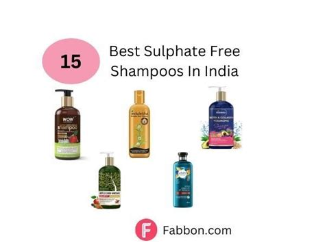 15 Best Sulphate Free Shampoos In India 2022 Fabbon