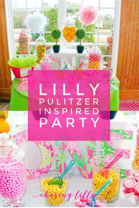 Lilly Pulitzer Inspired Party Lilly Pulitzer Party Decorations Lilly