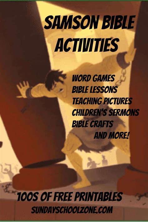 samson archives childrens bible activities sunday school