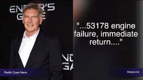 Harrison Ford Battered But Ok After Crashing Plane Son Dakika