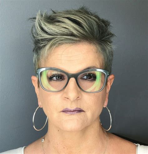 Short hair ideas for over 50 women with glasses. 20 Universally Flattering Hairstyles for Women over 50 ...