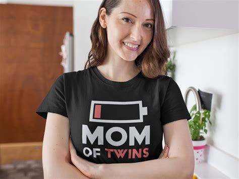 Mom Of Twins Funny Mothers Day Shirt Mothers Day T For Her T Idea For Mom Mothers Day