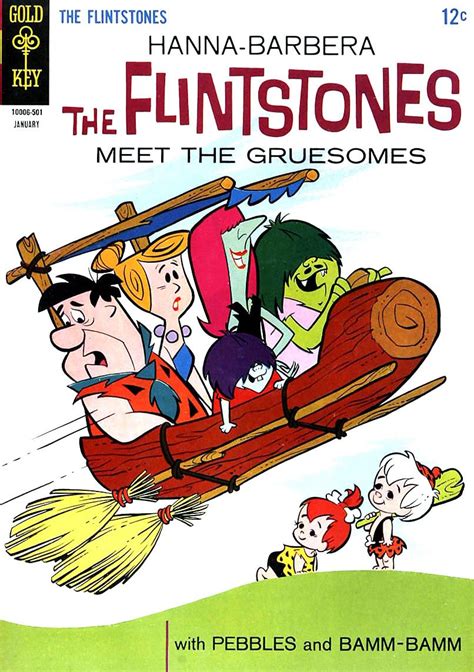 The Flintstones Meet The Gruesomes Comic Book Flintstones Vintage