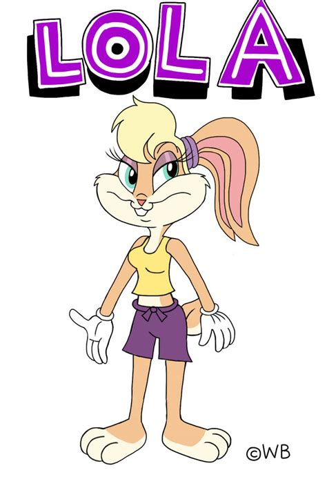 Looney Tunes Cartoons Lola Bunny Design By Kareena08 On Deviantart