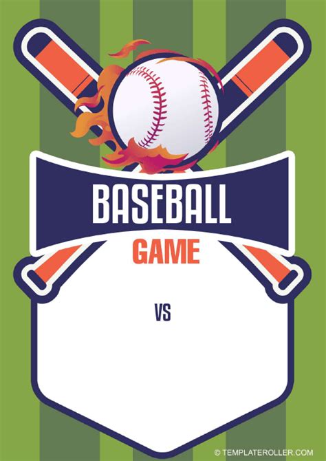Free Baseball Flyer Templates Customize Download And Print Pdf