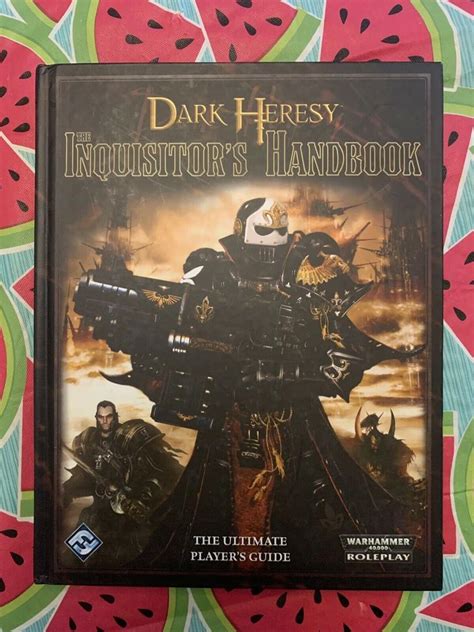 Warhammer 40k Dark Heresy Rpg Inquisitors Handbook Sourcebook New
