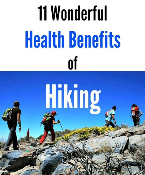 11 Wonderful Health Benefits Of Hiking Infographic Live A Green