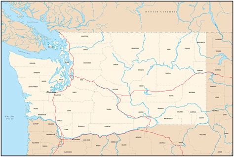 Map Of Pacific Northwest Kesilaccount