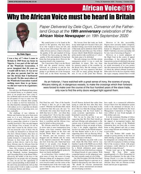 African Voice Newspaper Issue 920 Page 09 African Voice Newspaper
