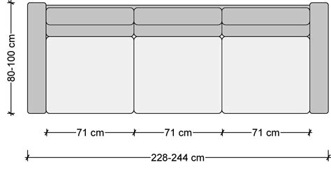 Standard sofa size in inches. Sofa dimensions