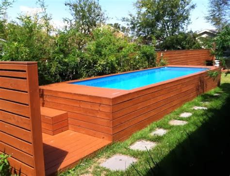 20 Above Ground Lap Pools With Decks