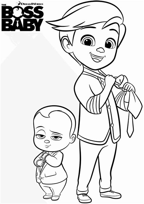 15 Free Printable The Boss Baby Coloring Pages