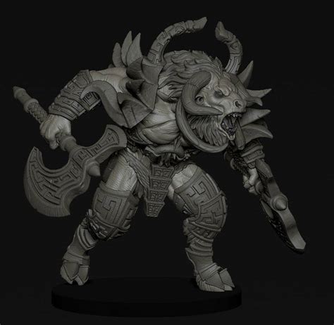 Minion Miniatures Challenge You With Their Minotaur Ontabletop Home