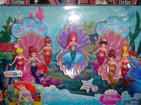 disney ariel and her sisters dolls the little mermaid sisters the little mermaid little
