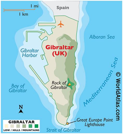 Gibraltar Maps And Facts World Atlas