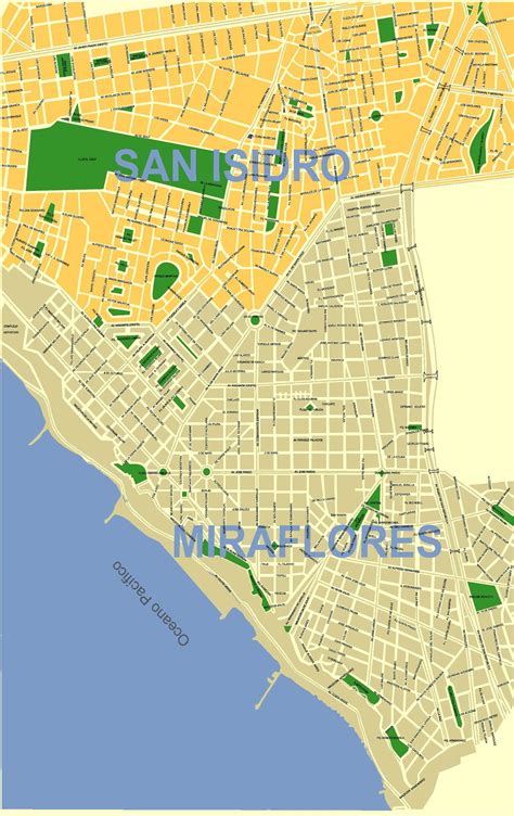 Stadtplan Von Lima Detaillierte Gedruckte Karten Von Lima Peru Der