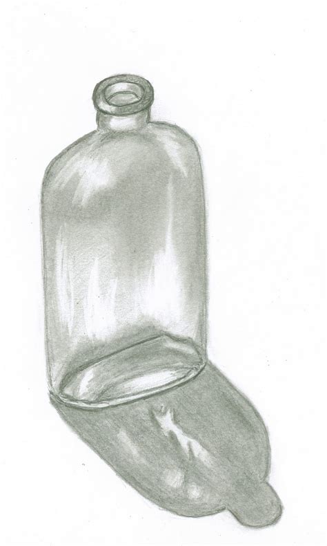Sketches And Things Antique Colored Glass Bottle Pencil