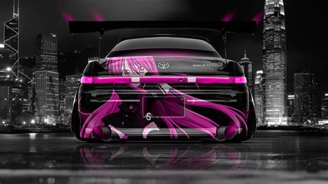 Toyota Mark2 Jzx90 Jdm Back Anime City Car 2015 El Tony Hd Wallpaper