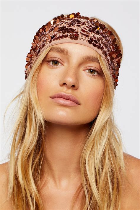 Sequin Coin Headband At Free People Clothing Boutique