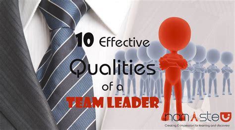 10 Effective Qualities Of A Team Leader