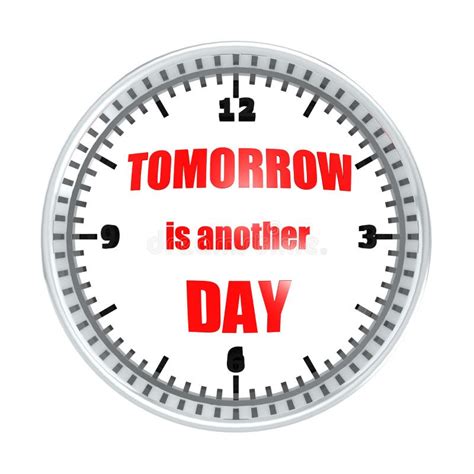 Tomorrow Is Another Day Stock Illustration Image 46132248