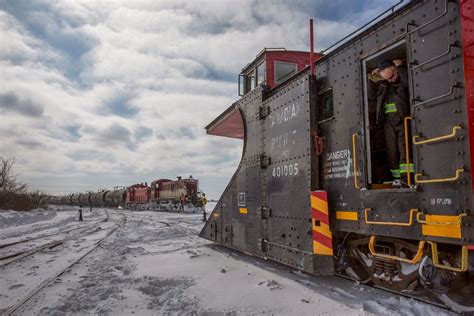 Greg Mcdonnells Impressive Images Of Railway Snow Plows In Action