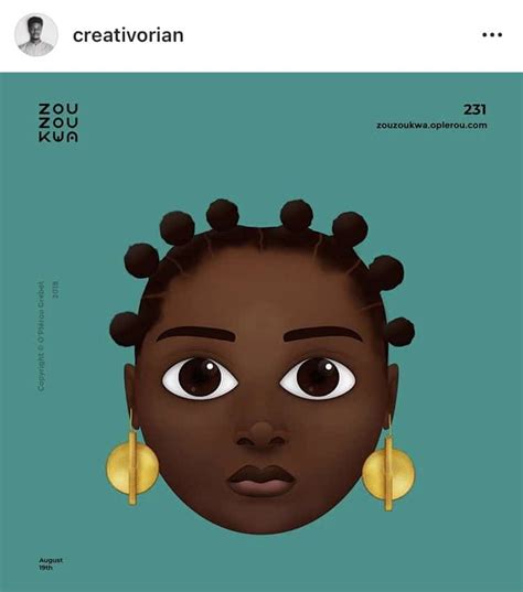 Ivorian Artist Oplerou Grebet Creates African Emojis Emoji Timeline