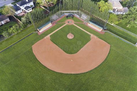 Baseball Field Aerial View Stock Photo Image Of Play 105315604