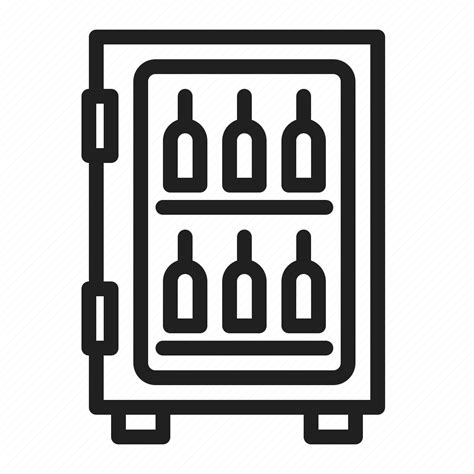 Bar Cooler Fridge Refrigerator Wine Icon Download On Iconfinder