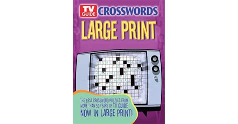 Tv Guide Crosswords Large Print The Best Crossword Puzzles From More