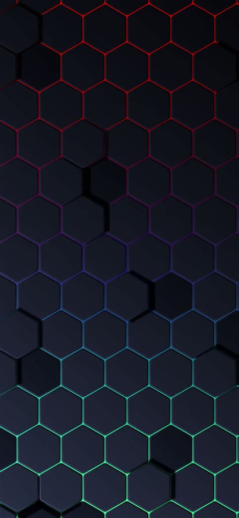 Iphone Wallpaper 4k Hexagon Pattern Collection Heroscreen High