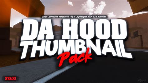 Da Hood Thumbnail Pack UPDATES COMING YouTube