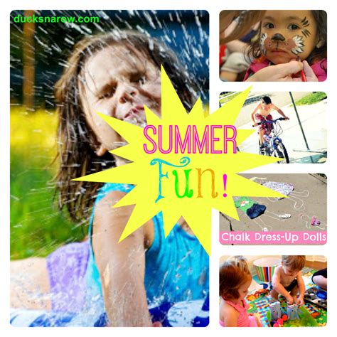 Fun Summer Activities for Kids - Ducks 'n a Row
