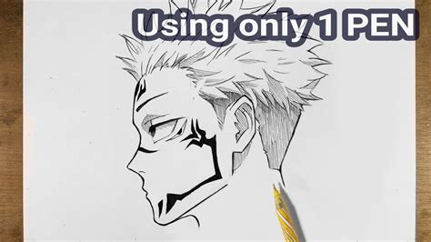 How To Draw Sukuna Anime Jujutsu Kaisen How To Draw Anime Youtube