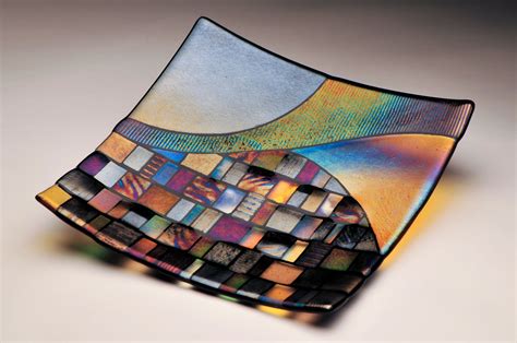 Fused Glass Plate By Prairie Glass Art Studio Fused Glass Pinterest